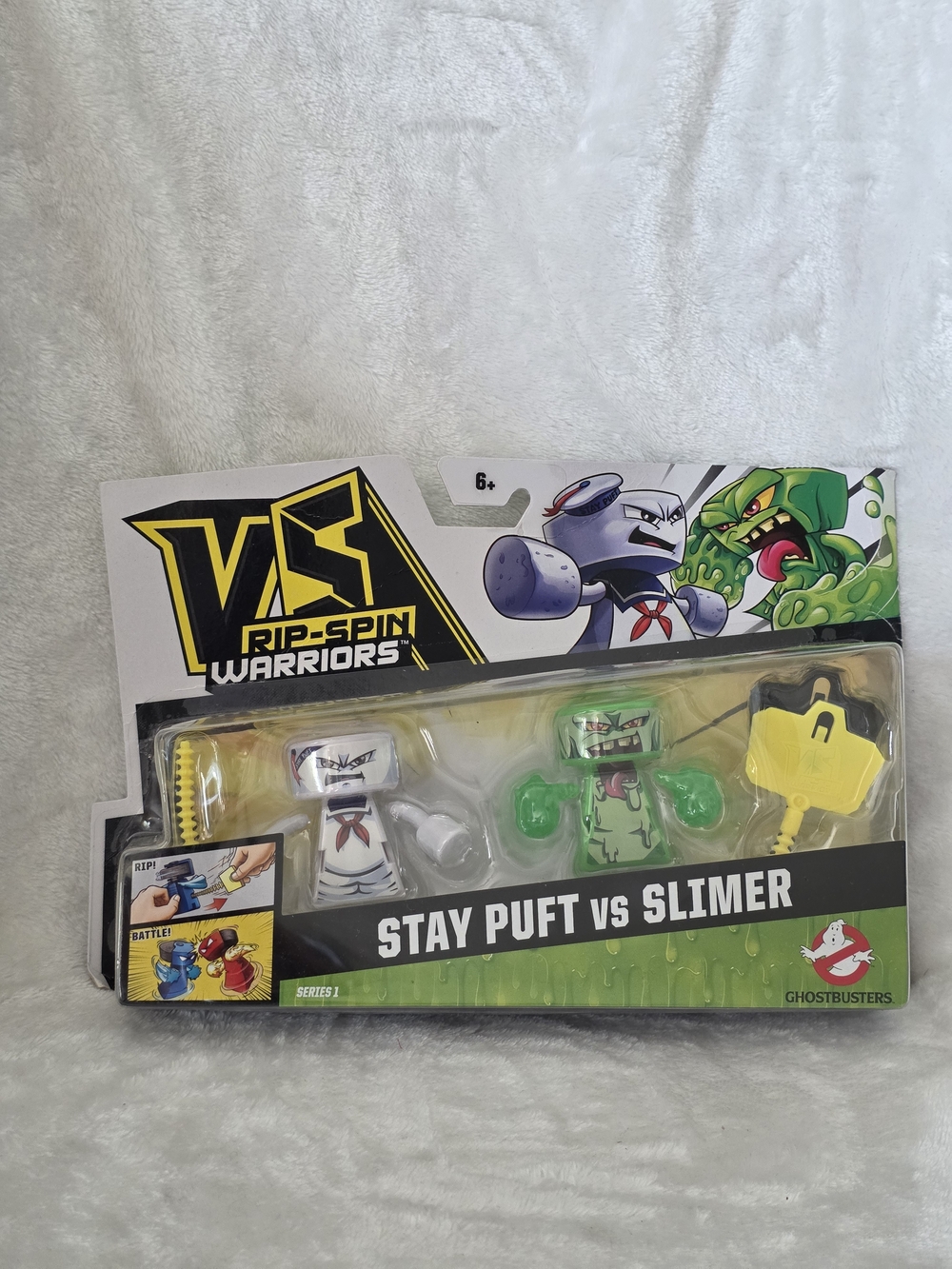 Mattel Ghostbusters Stay Puft vs Slimer VS Rip-Spin Warriors 2-Pack (2016)